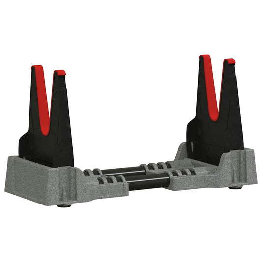 Supporto da tiro regolabile, grigio, 46 ​​x 14 x 19,5 cm, plastica