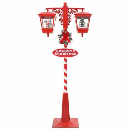 Weihnachtsstraßenlampe mit 2 Laternen Rot 40,5 x 80 x 188 cm