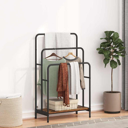 Appendiabiti in legno di recupero, 60 x 30 x 100,5 cm, legno ingegnerizzato.