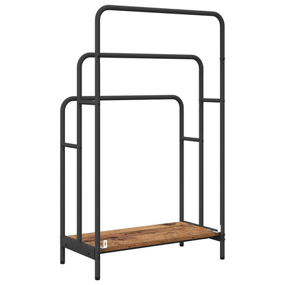 Appendiabiti in legno di recupero, 60 x 30 x 100,5 cm, legno ingegnerizzato.