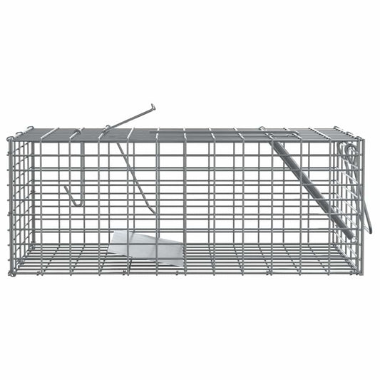 Tierfalle Anthrazit 31 x 13 x 12cm Stahl