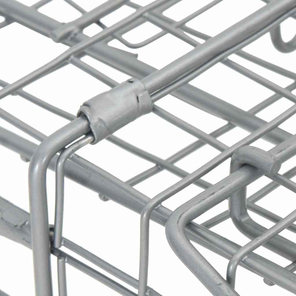 Tierfalle Anthrazit 61 x 20 x 21,5 cm Stahl