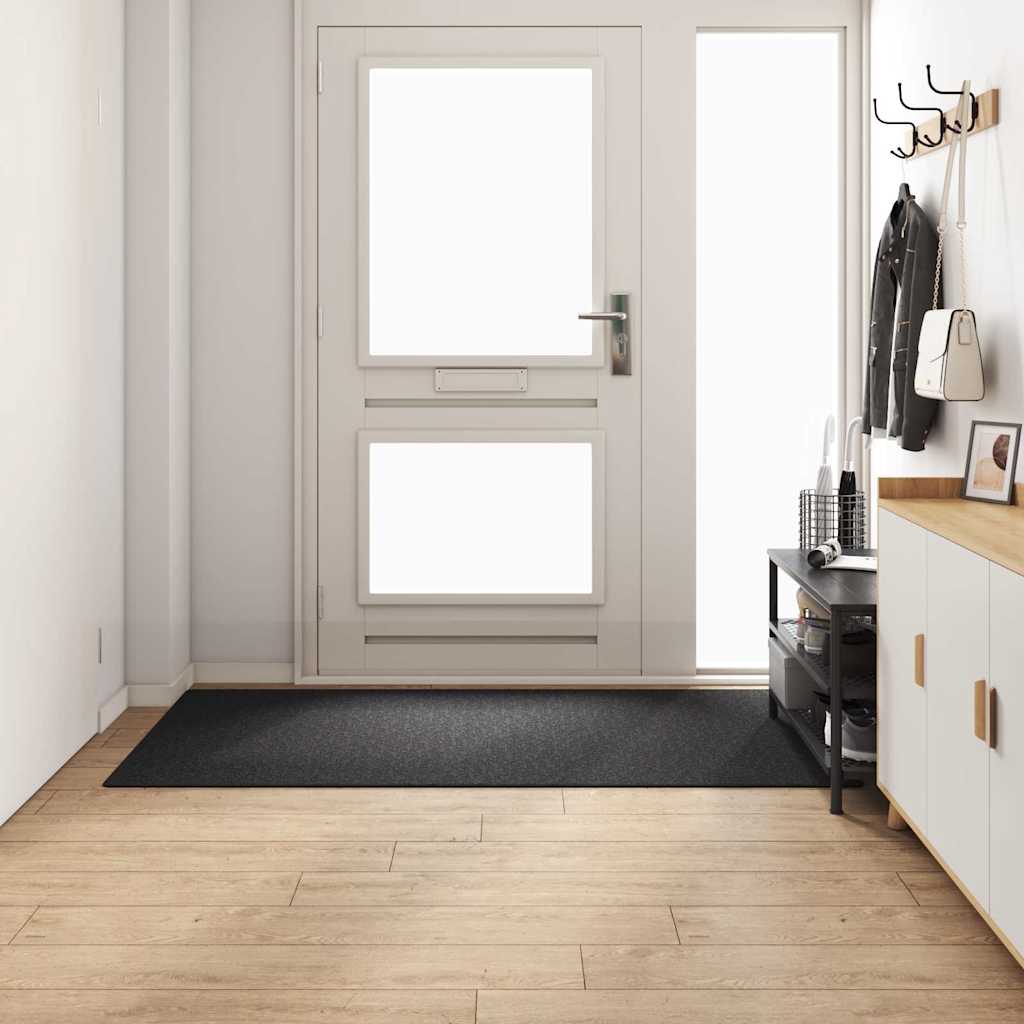 Teppichläufer Dunkelgrau 100 x 200 cm 100% Polypropylen