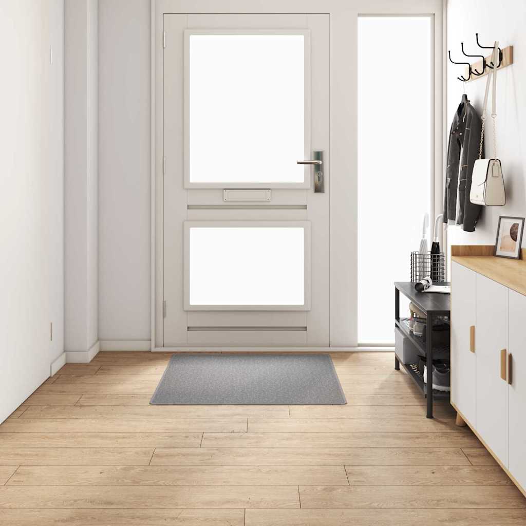 Teppichläufer Hellgrau 100 x 100 cm 100% Polypropylen