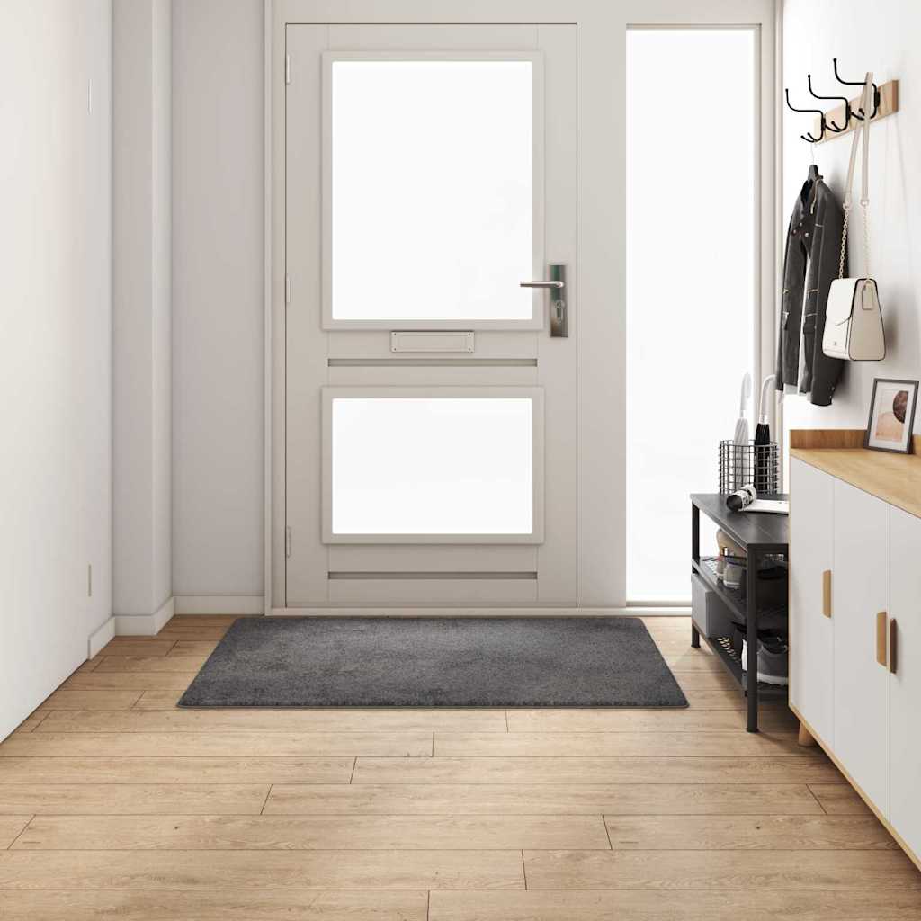 Teppichläufer Grau 100 x 150 cm 100% Polypropylen Tuft