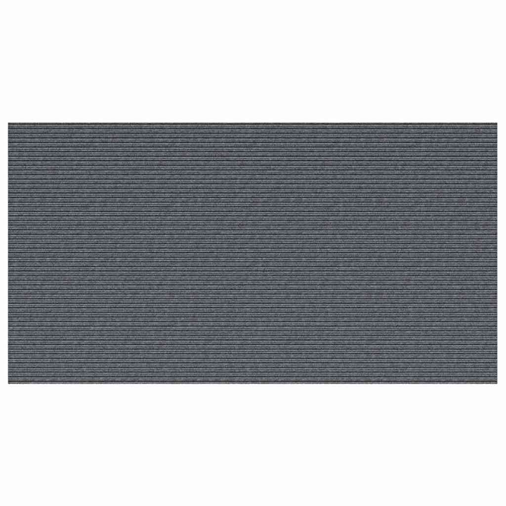 Teppichläufer Grau 80 x 150 cm Stoff