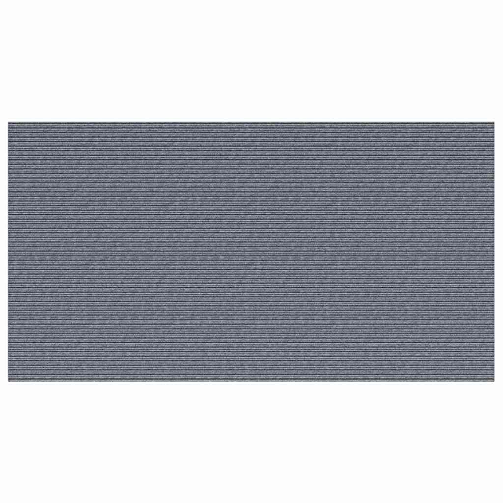 Teppichläufer Hellgrau 80 x 150 cm Stoff