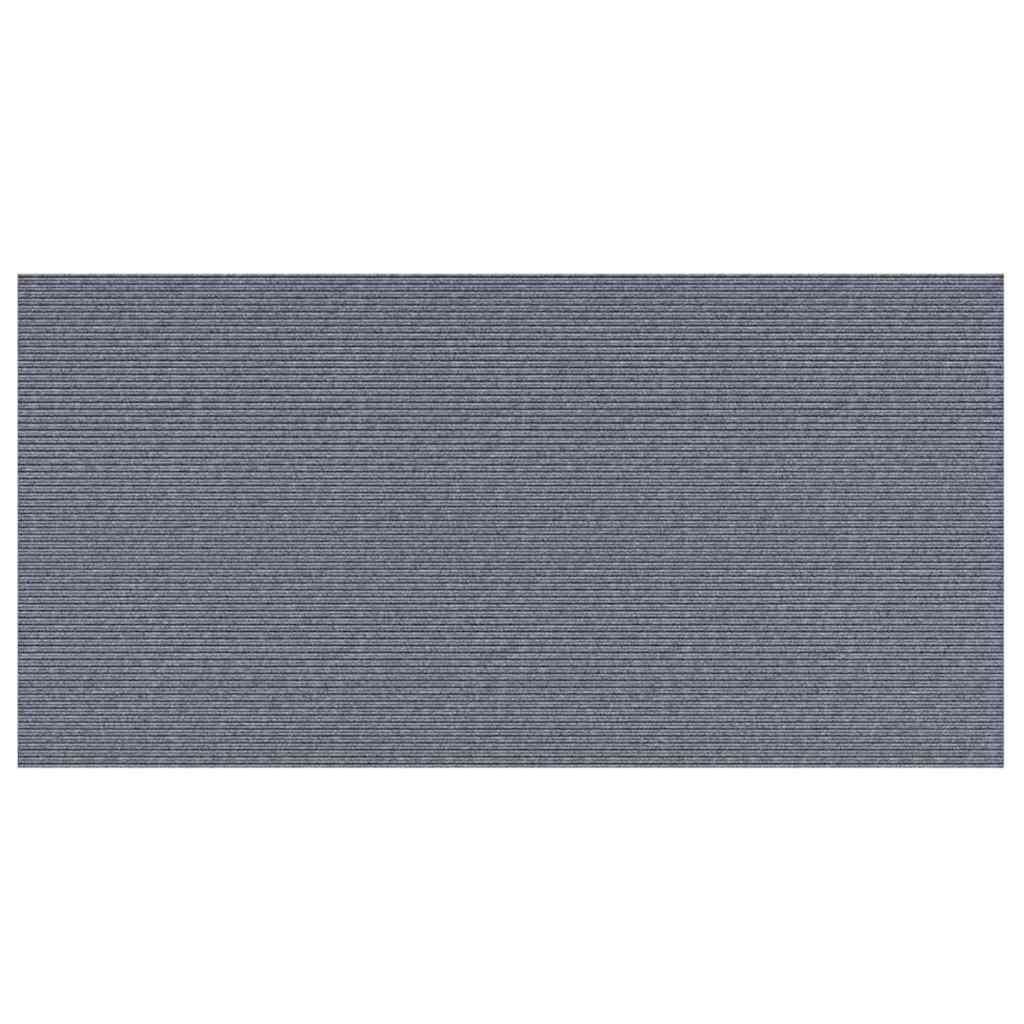 Teppichläufer Hellgrau 100 x 200 cm Stoff