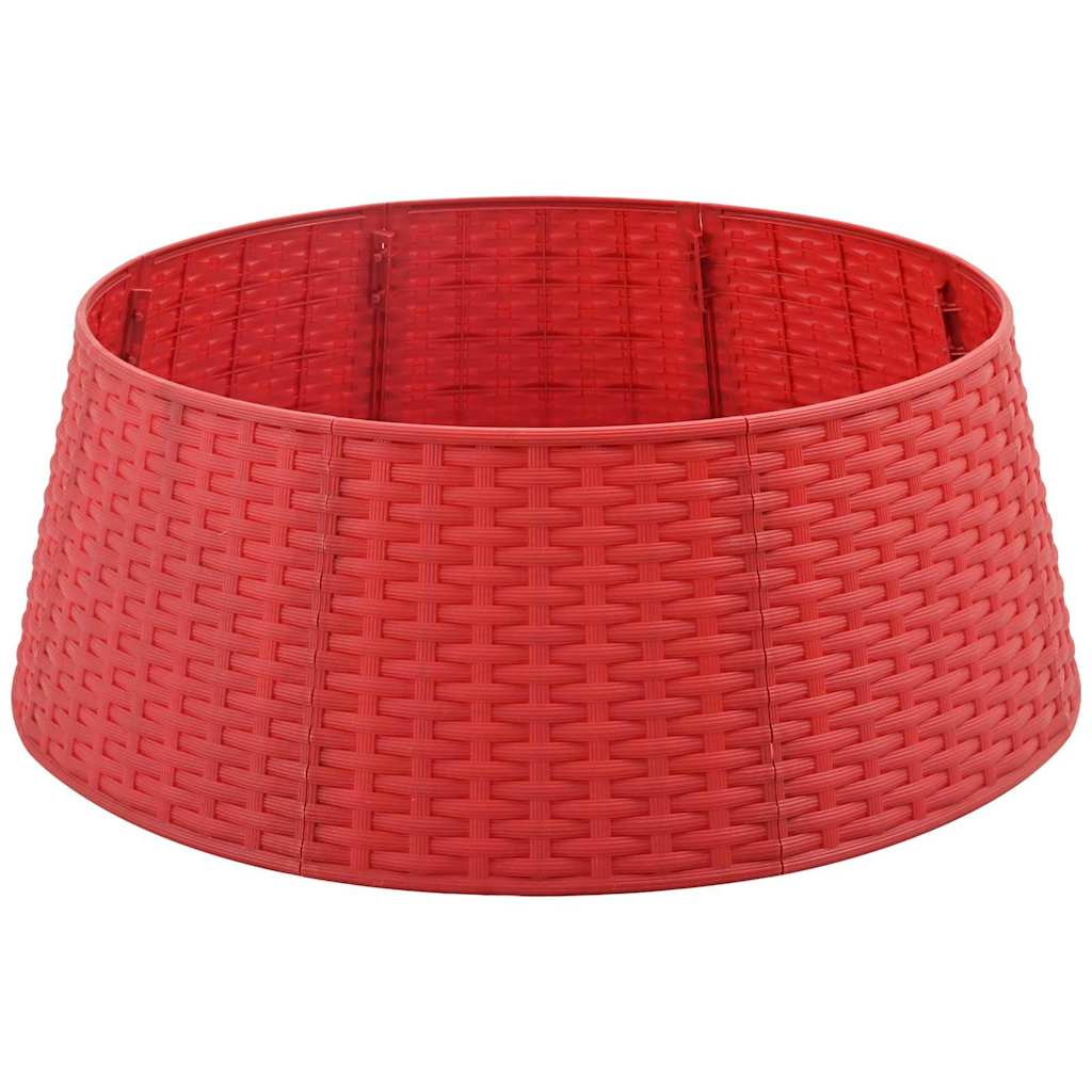 Weihnachtsbaumrock Rot Ø 65 x 24 cm Kunststoff