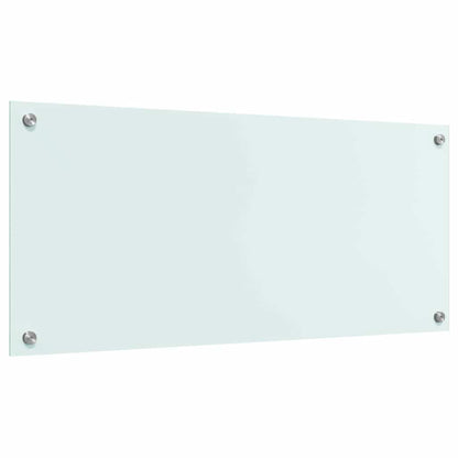 Küchenrückwand Weiß 90 x 40 cm Gehärtetes Glas