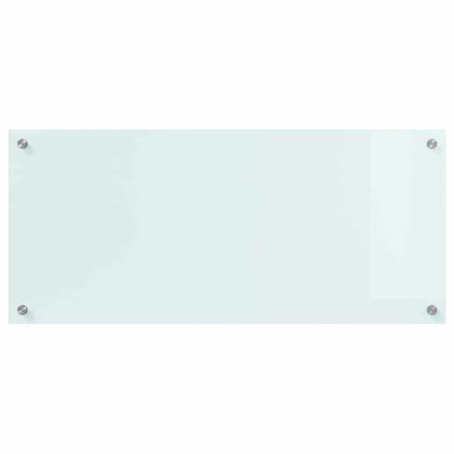 Küchenrückwand Weiß 90 x 40 cm Gehärtetes Glas