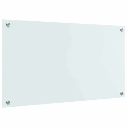 Küchenrückwand Weiß 90 x 50 cm Gehärtetes Glas