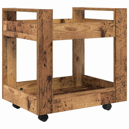 Schreibtischwagen Altholz 60 x 45 x 60 cm Holzwerkstoff