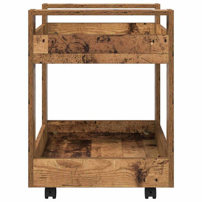 Schreibtischwagen Altholz 60 x 45 x 60 cm Holzwerkstoff