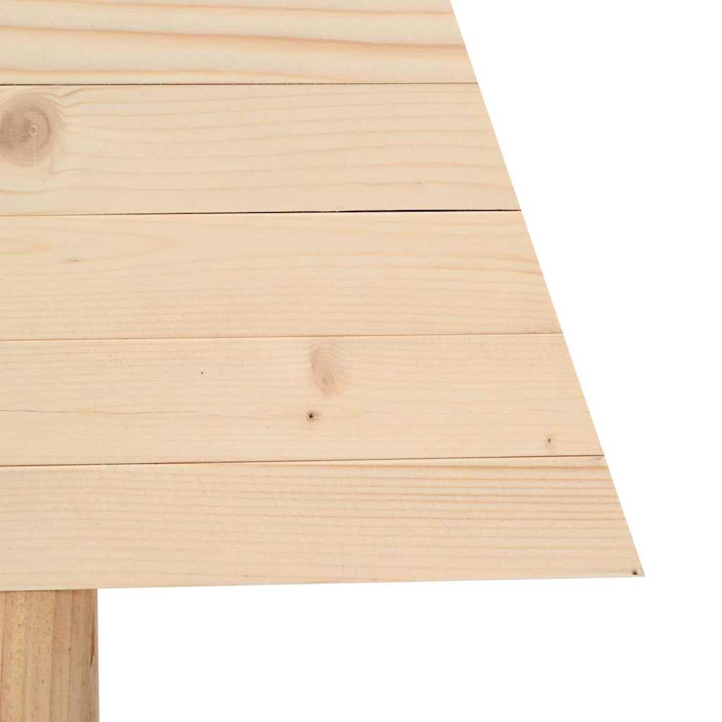 Alberi di Natale con supporto, naturali, 60 cm, legno di pino massiccio