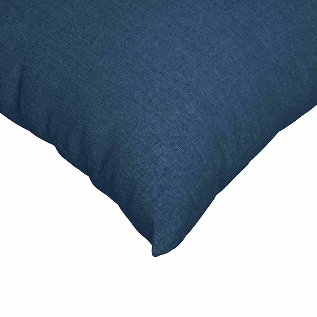 Cuscino per divano 2 pezzi blu 60 x 60 cm tessuto