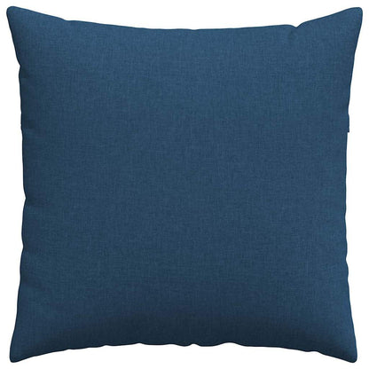 Cuscino per divano 2 pezzi blu 60 x 60 cm tessuto