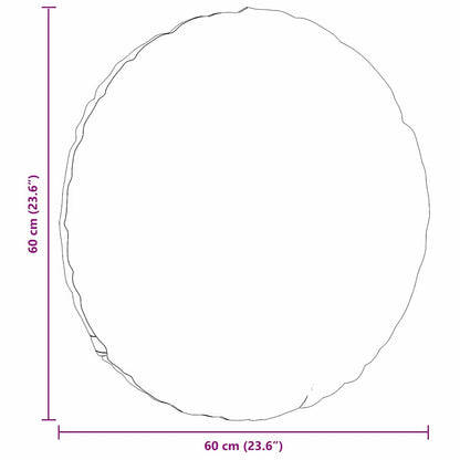 Cuscini per seduta, 2 pezzi, giallo chiaro, Ø 60 cm, tessuto a coste