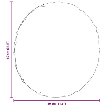Sitzkissen 2 pcs Dunkelgrün Ø80 x 29 cm Stoff