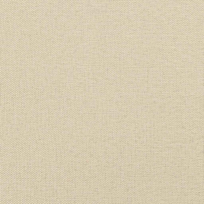 Cuscino per divano 2 pezzi crema 60 x 60 cm tessuto