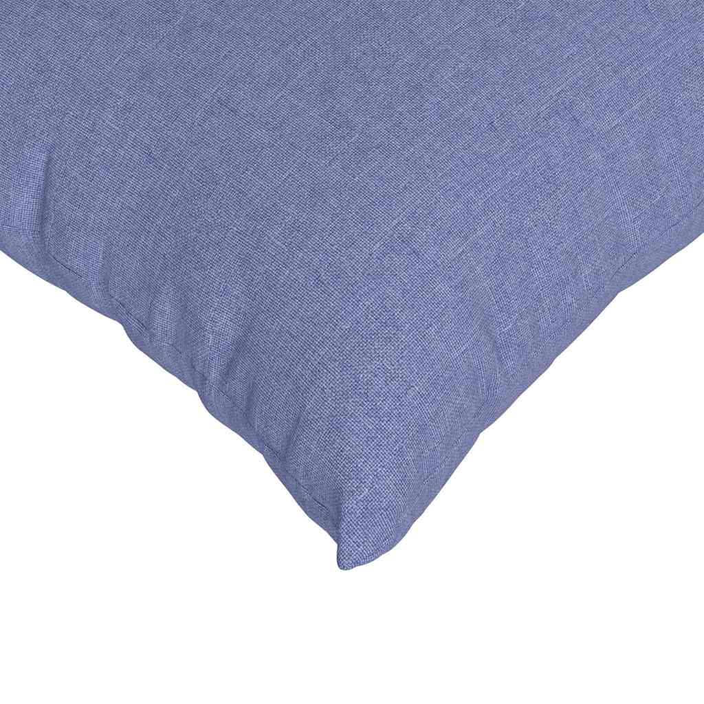 Cuscino per divano 2 pezzi blu jeans 60 x 60 cm tessuto