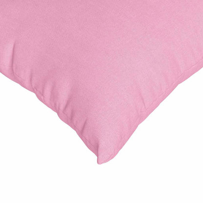 Cuscino per divano 2 pezzi rosa 60 x 60 cm tessuto