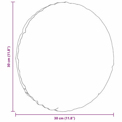Sitzkissen 2 pcs Blau Ø30 x 13 cm Stoff
