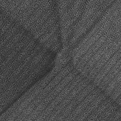 Cuscini per seduta, 4 pezzi, grigio scuro, 45 x 45 cm, tessuto a coste