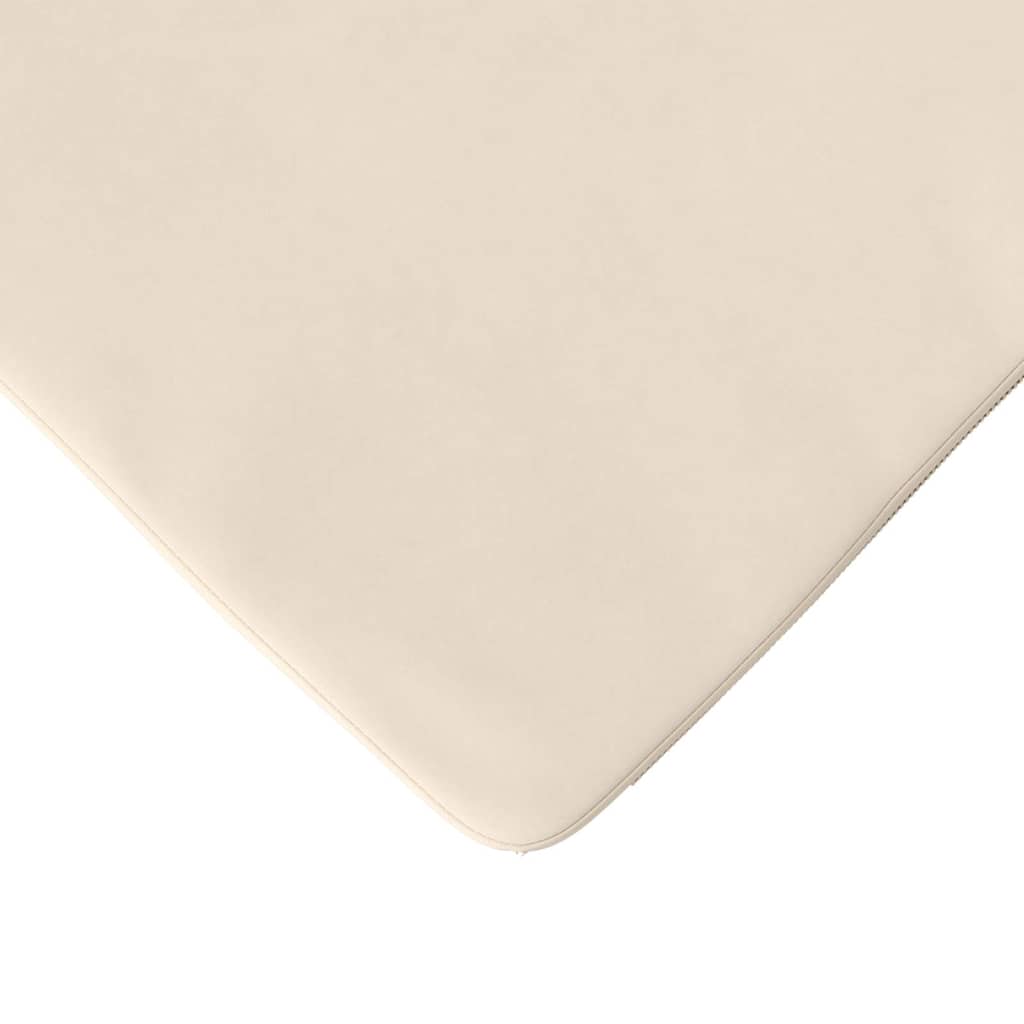 Sitzkissen 4 pcs Beige 40 x 40 x 3 cm Mikrofaserstoff