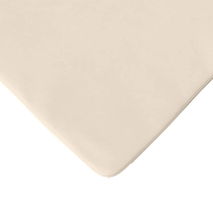 Sitzkissen 4 pcs Beige 40 x 40 x 3 cm Mikrofaserstoff