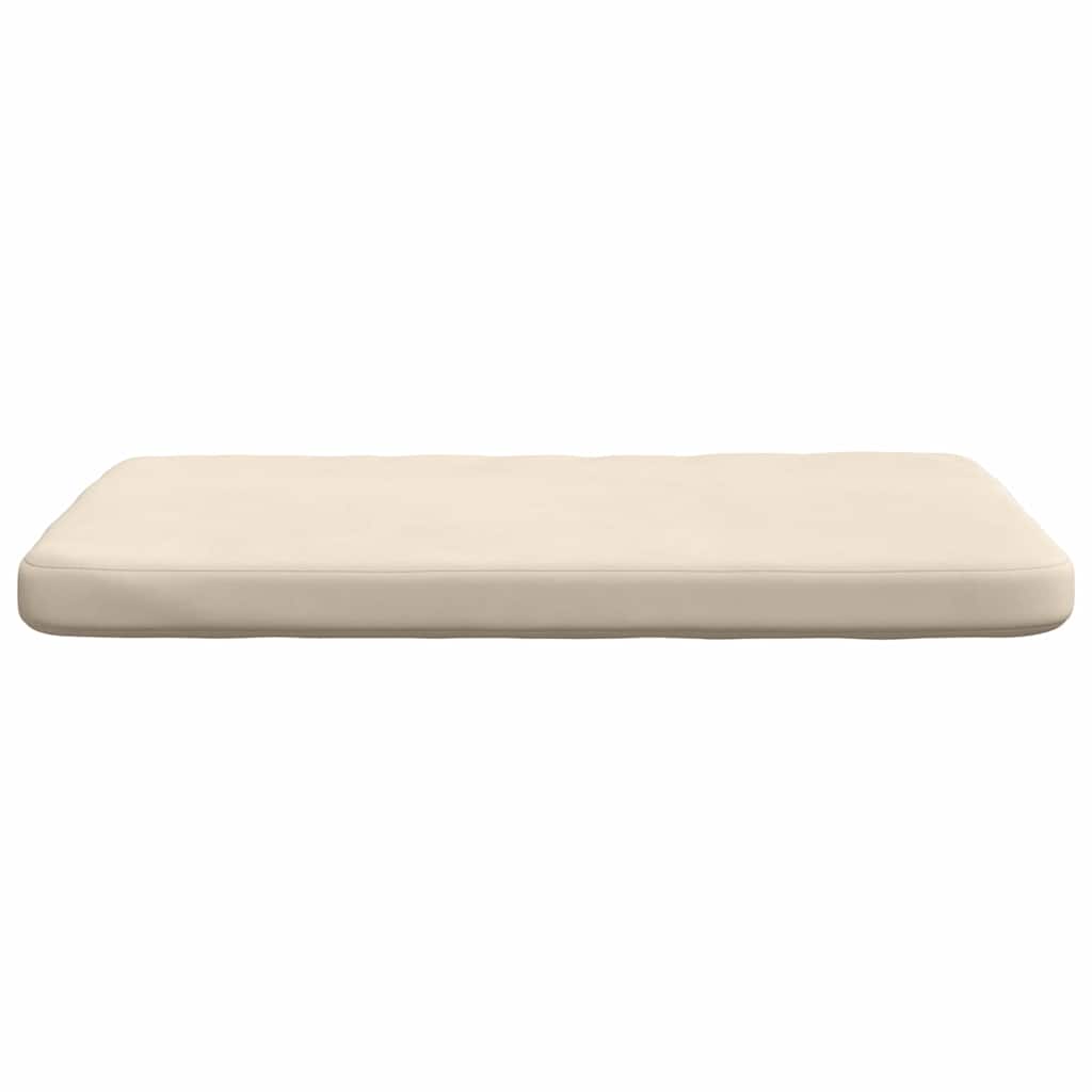Sitzkissen 4 pcs Beige 40 x 40 x 3 cm Mikrofaserstoff