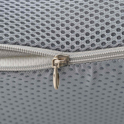 Sitzkissen Einfarbig Grau 47 x 37 x 8 cm Viscoschaum