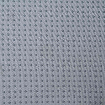 Sitzkissen Einfarbig Hellgrau 42 x 36,5 x 8 cm Viscoschaum