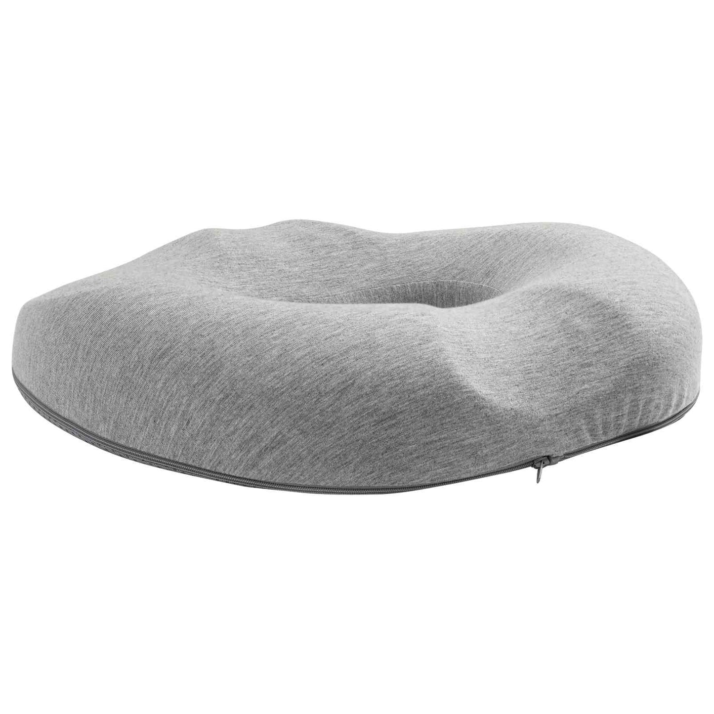 Sitzkissen Einfarbig Hellgrau 42 x 36,5 x 8 cm Viscoschaum