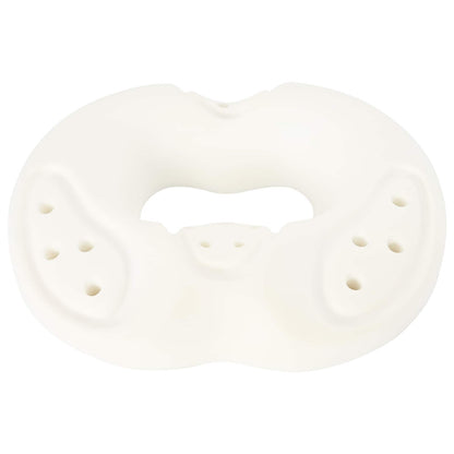 Sitzkissen Einfarbig Hellgrau 42 x 36,5 x 8 cm Viscoschaum