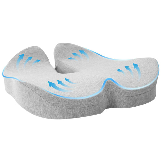 Kopfkissen mit Kissen Hellgrau 50 x 43 x 10 cm Baumwolle