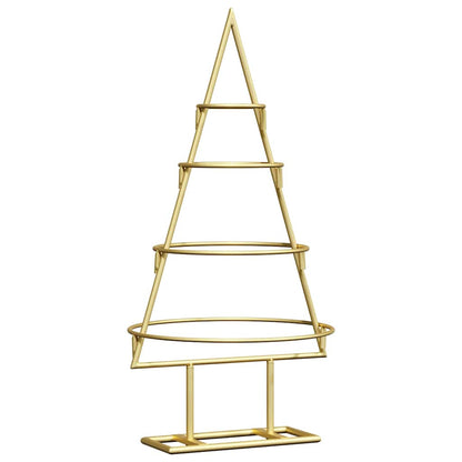 Metall Weihnachtsbaum Gold 60 cm Pulverbeschichteter Stahl