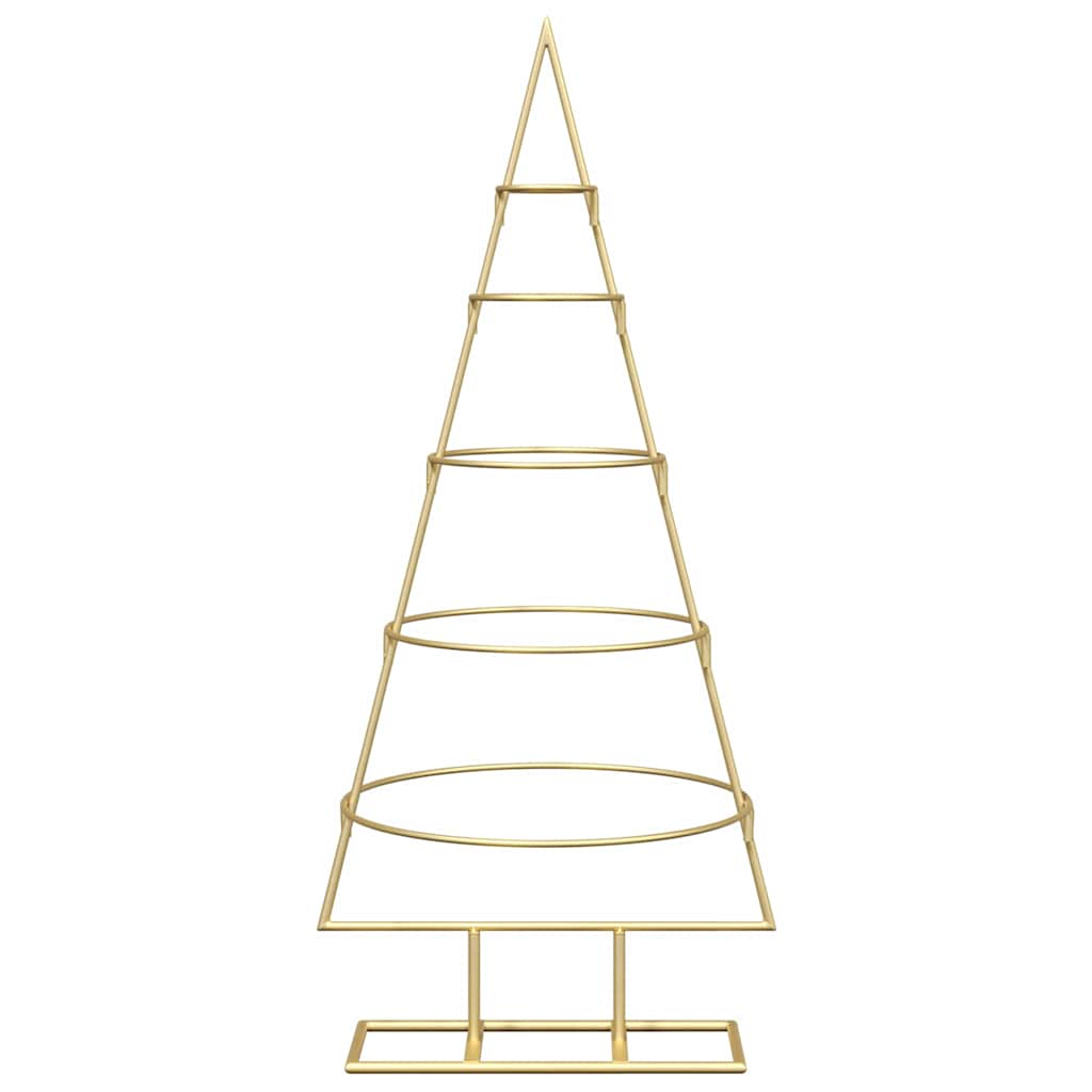 Metall Weihnachtsbaum Gold 90 cm Pulverbeschichteter Stahl