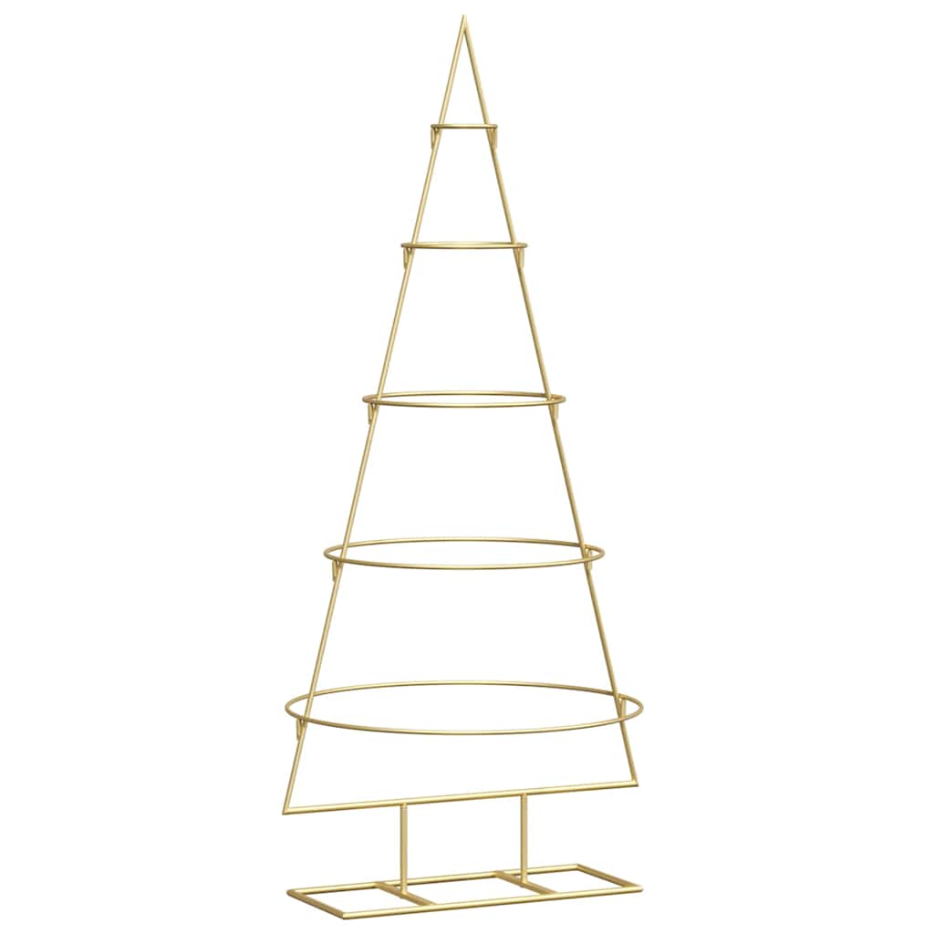 Metall Weihnachtsbaum Gold 125 cm Pulverbeschichteter Stahl