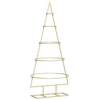 Metall Weihnachtsbaum Gold 125 cm Pulverbeschichteter Stahl