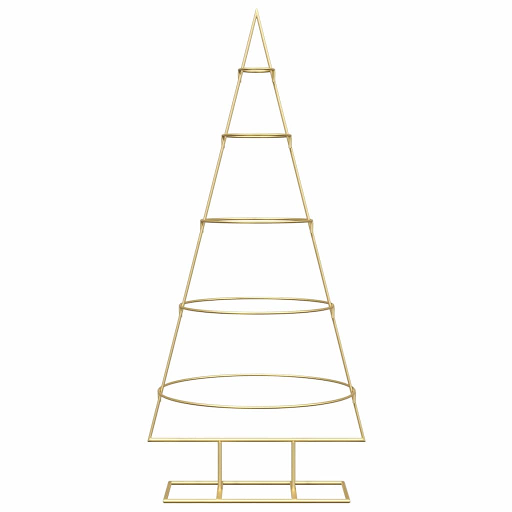Metall Weihnachtsbaum Gold 125 cm Pulverbeschichteter Stahl
