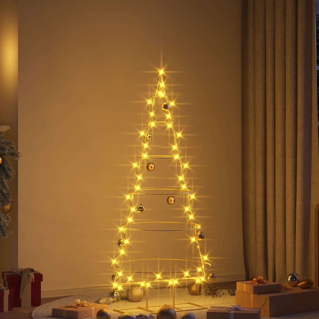 Metall Weihnachtsbaum Gold 150 cm Pulverbeschichteter Stahl