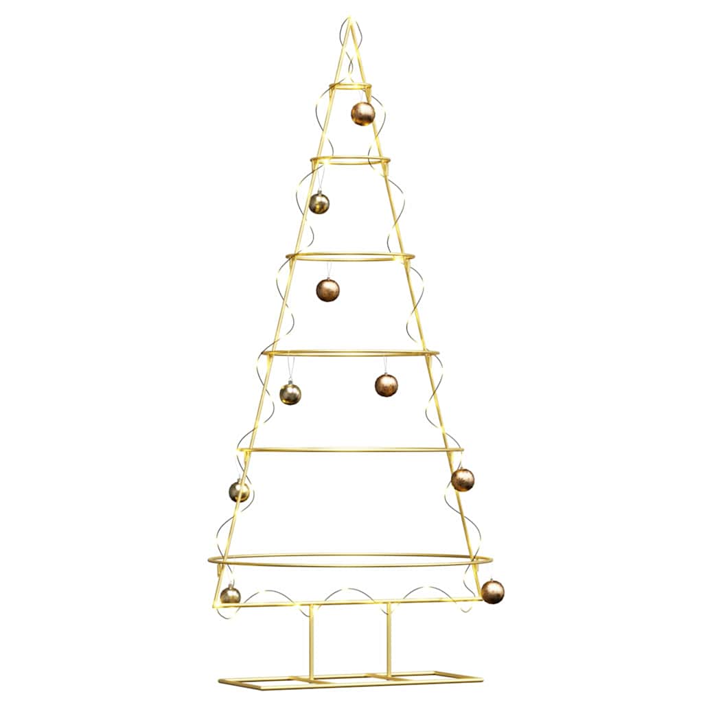Metall Weihnachtsbaum Gold 150 cm Pulverbeschichteter Stahl