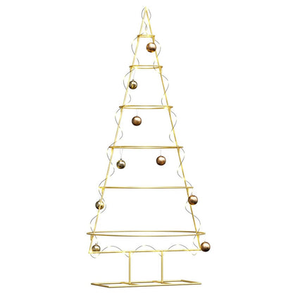 Metall Weihnachtsbaum Gold 150 cm Pulverbeschichteter Stahl