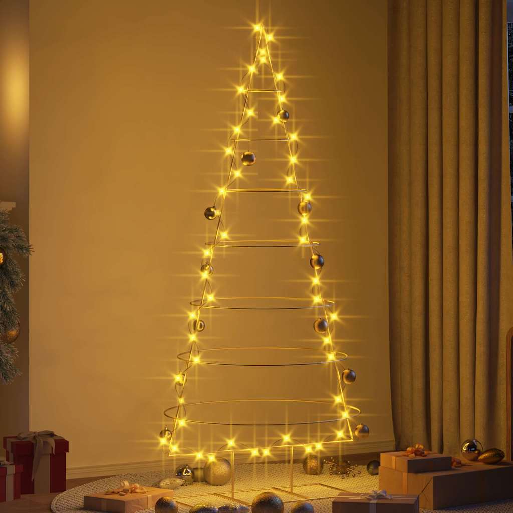 Metall Weihnachtsbaum Gold 210 cm Pulverbeschichteter Stahl
