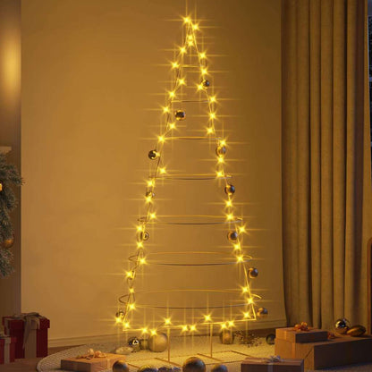 Metall Weihnachtsbaum Gold 210 cm Pulverbeschichteter Stahl