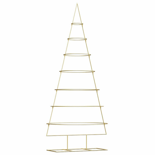 Metall Weihnachtsbaum Gold 210 cm Pulverbeschichteter Stahl