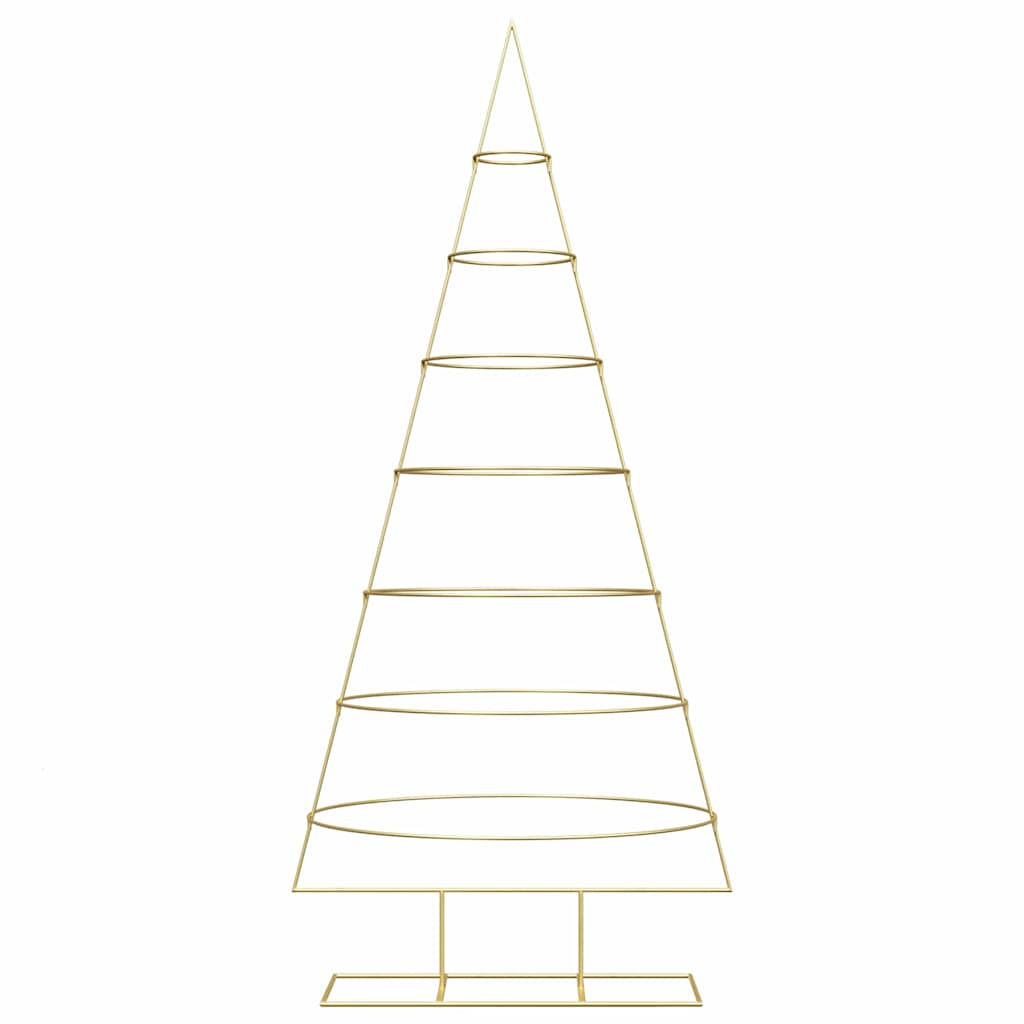 Metall Weihnachtsbaum Gold 210 cm Pulverbeschichteter Stahl