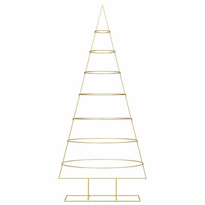 Metall Weihnachtsbaum Gold 210 cm Pulverbeschichteter Stahl