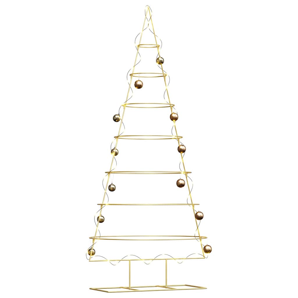 Metall Weihnachtsbaum Gold 210 cm Pulverbeschichteter Stahl